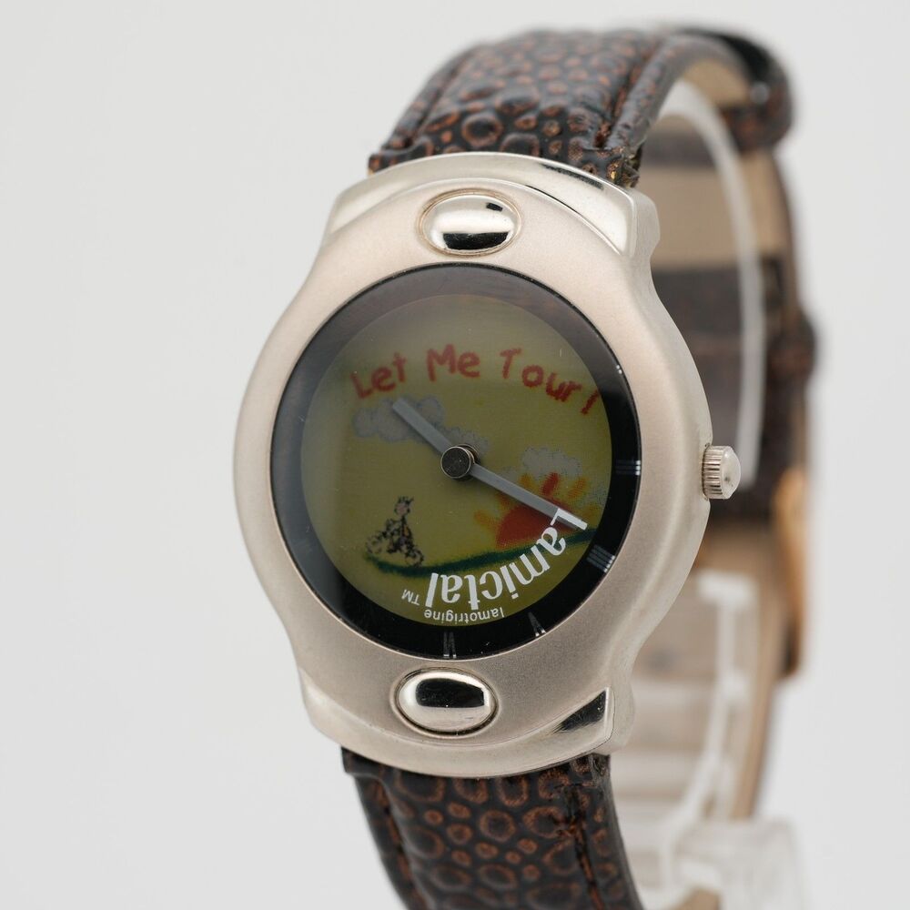 Vintage Lamictal "Let Me Tour" Promotional Watch 33mm Novelty Quartz New Battery